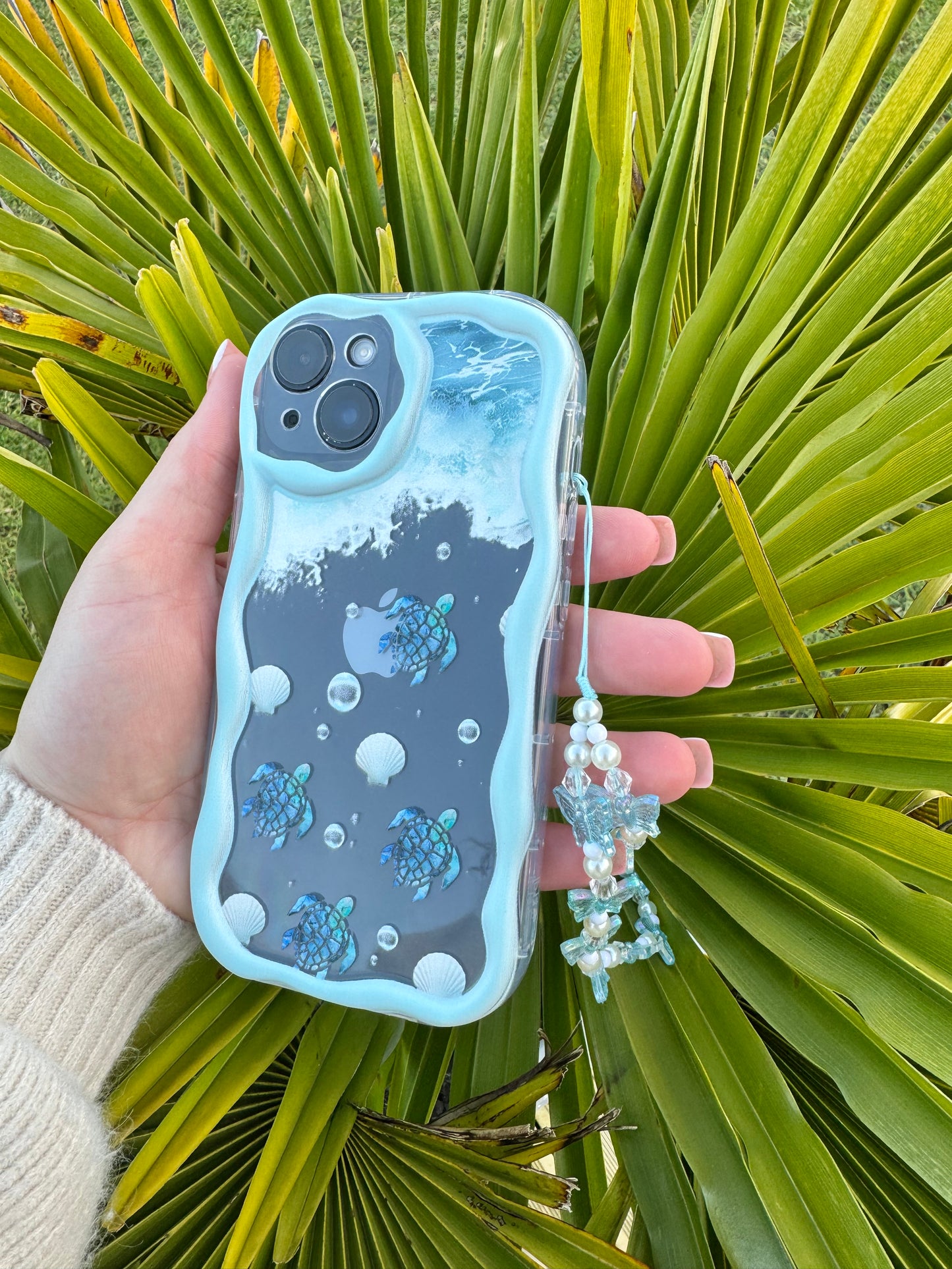 Coque de Téléphone Tortue de Mer Bleue pour iPhone | KarenStore